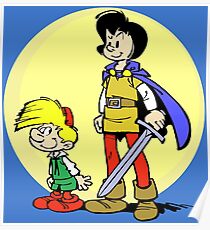 Póster Deux Mignons Chevaliers
