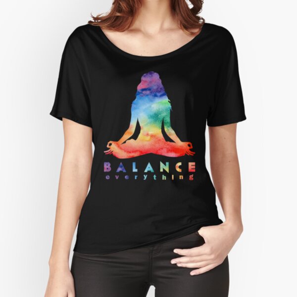 Balance Everything with Meditation Relaxed Fit T-Shirt