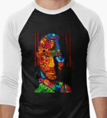 Camiseta ¾ bicolor para hombre Joe Rogan alcanzando desde el Kali Yuga