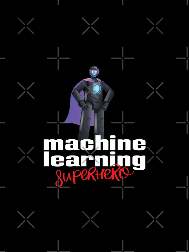 Thumbnail 4 of 4, iPhone Case, Machine Learning Superhero Cartoon designed and sold by ProjectRobotics.