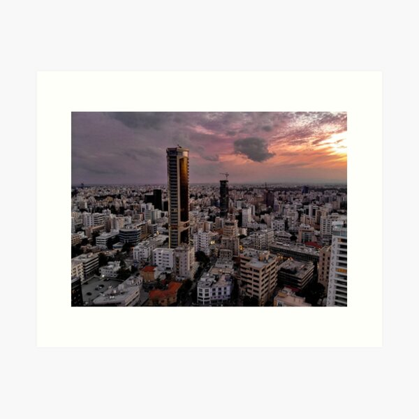 Moody Nicosia - Cyprus Art Print