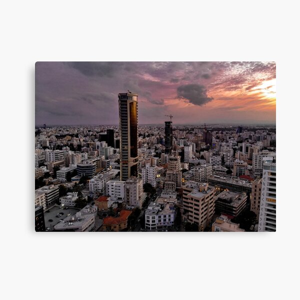 Moody Nicosia - Cyprus Canvas Print