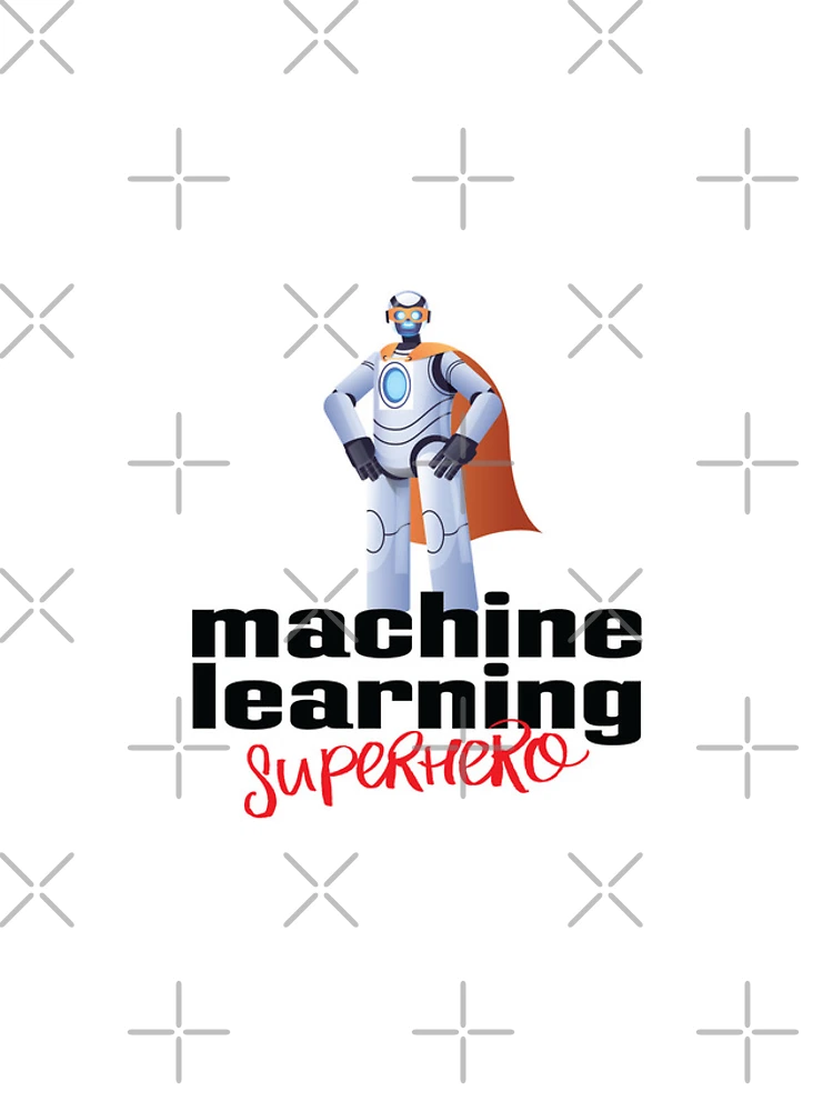 Thumbnail 4 of 4, iPhone Case, Machine Learning Superhero Cartoon designed and sold by ProjectRobotics.