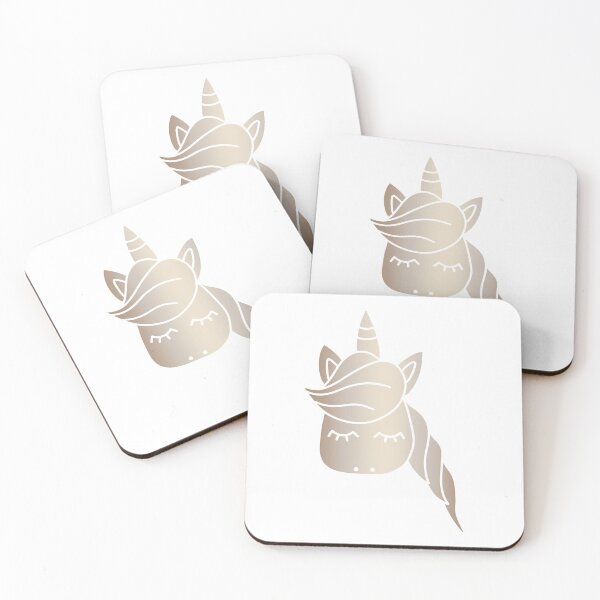 Item preview, Cute Magical Unicorn face - I love unicorns designed and sold by Hebrew-Labels.