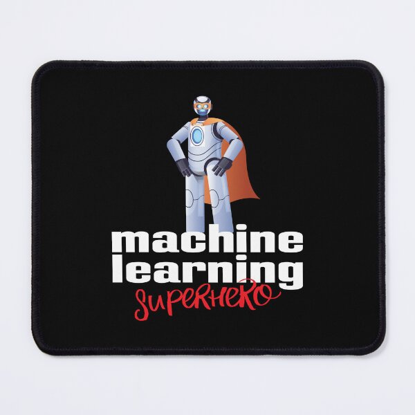 Item preview, Machine Learning Superhero Cartoon designed and sold by ProjectRobotics.
