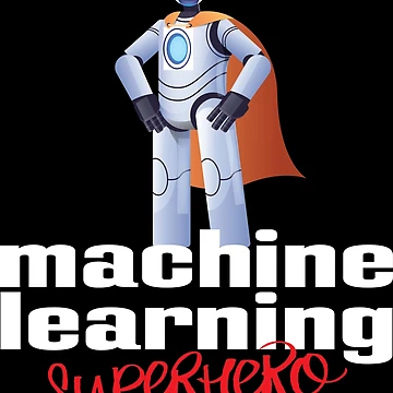 Artwork thumbnail, Machine Learning Superhero Cartoon by ProjectRobotics