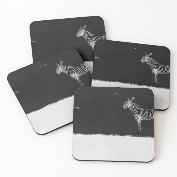 Item preview, Zebra - Black and White Art Print designed and sold by MDRNHOME.