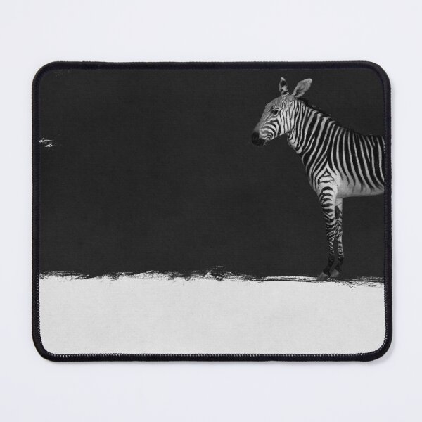 Item preview, Zebra - Black and White Art Print designed and sold by MDRNHOME.