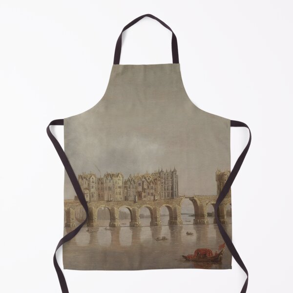 Item preview, View of London Bridge - 16th century art by Claude de Jongh designed and sold by Vintage Designs +.