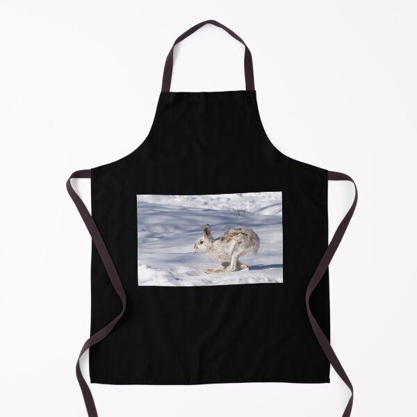 Item preview, Snowshoe Hare (Lepus Americanus) Running In The Winter Snow Sticker designed and sold by kerritoniap2g.