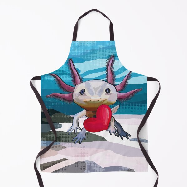 Item preview, Axolotl Heart - We Love Axolotl  designed and sold by BeeFoxTree.