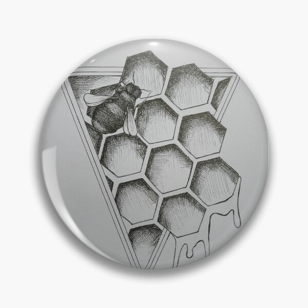 Item preview, Abeja y panal designed and sold by GingerArtSnaps.