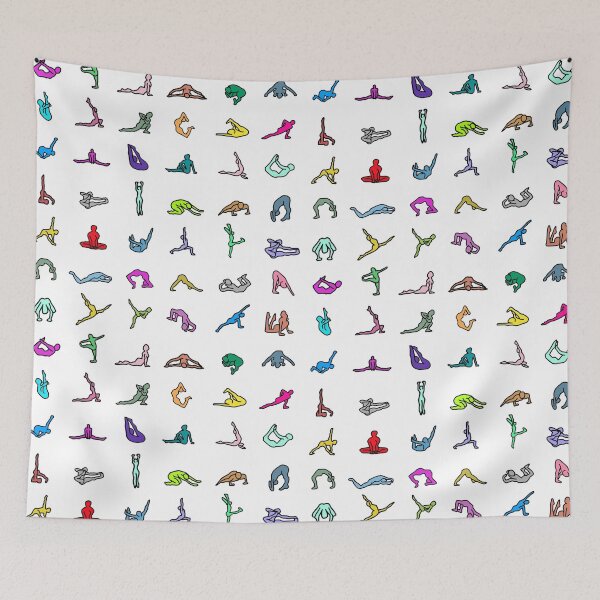 Item preview, Rainbow Yoga Poses designed and sold by NOTSNIW ART.