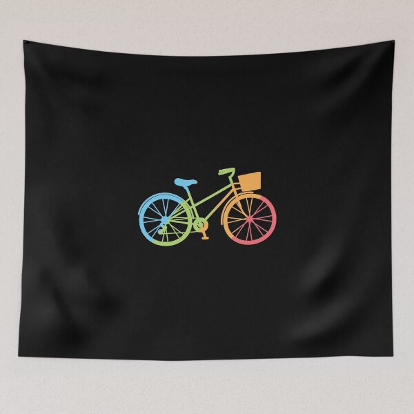 Artikelvorschau, Bunter bereisender Fahrrad-Vintager Fahrrad-Klassiker-T - Shirt entworfen und verkauft von marshacryjsy7.
