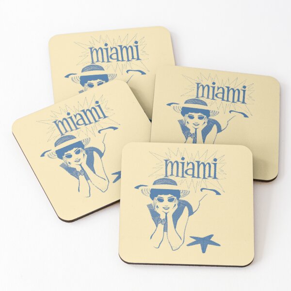 Item preview, Girl in Miami Beach designed and sold by Yeaha.