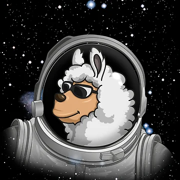 Vorschaubild zum Design Llama Astronaut Space Astronomy Astronaut Llama Gear von DynamicDesign