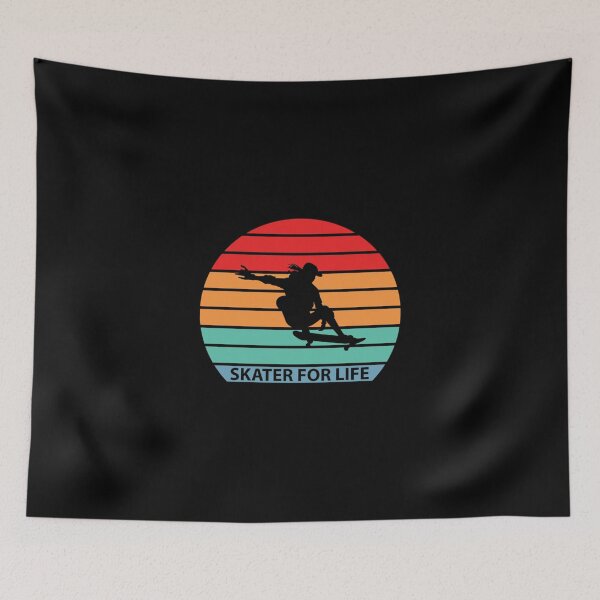 Item preview, Retro Skateboarding Gift Skater For Life Classic T-Shirt designed and sold by ayeshadanaqws.