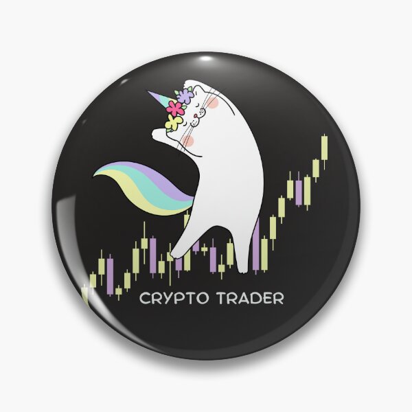 Item preview, Crypto Trader Gift, Funny gift for  cryptocurrency trader, Colorful Unicorn Cat, Crypto Market gift for cat lover trader designed and sold by TradingTeesKids.