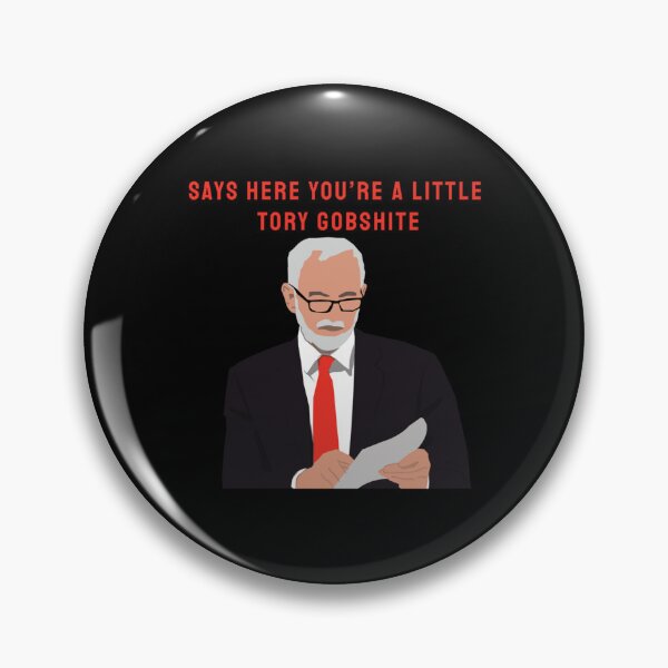 Aperçu de l'œuvre Jeremy Corbyn Tory Gobshite créée et vendue par QuriousShhop.