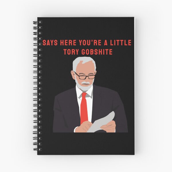 Aperçu de l'œuvre Jeremy Corbyn Tory Gobshite créée et vendue par QuriousShhop.