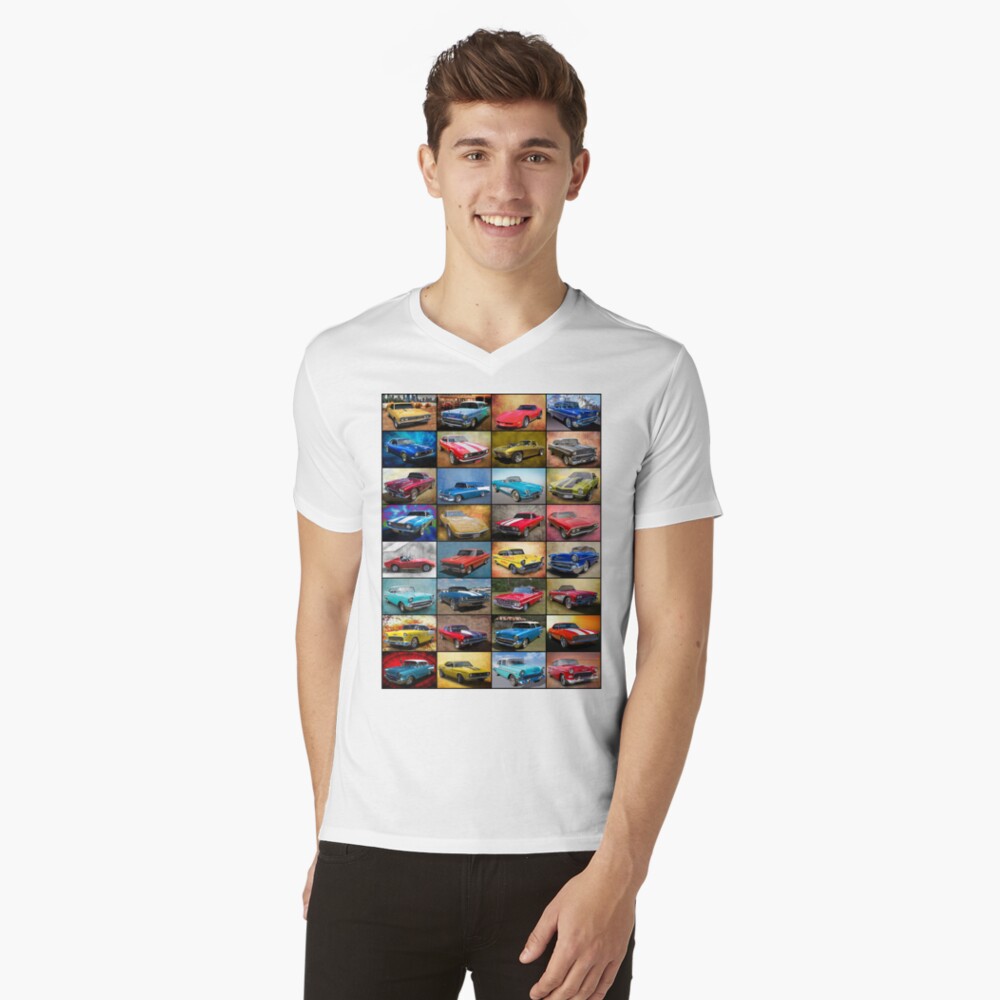 Item preview, V-Neck T-Shirt designed and sold by cars.