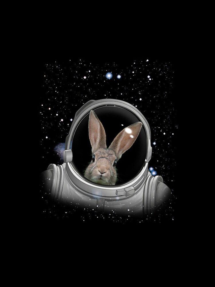 Imagen 4 de 4, Funda de iPhone con la obra Rabbit Astronaut Space Astronomy Astronaut Rabbit Gear, diseñada y vendida por DynamicDesign.