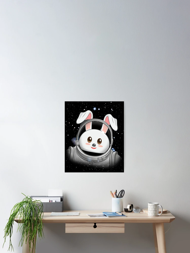 Thumbnail 2 von 3, Poster, Rabbit Astronaut Space Astronomy Astronaut Easter Bunny Gear designt und verkauft von DynamicDesign.