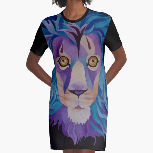 "Lion" Graphic T-Shirt Dress