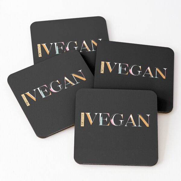 Item preview, Forever Vegan  -  Multicolored Abstract Line Uppercase Alphabets  designed and sold by SBWorld.