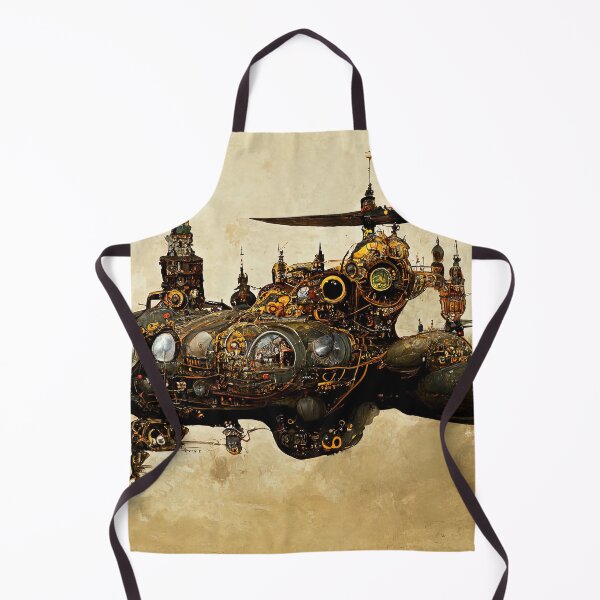 Item preview, Steampunk Flying Fortress designed and sold by AM FineArtPrints.