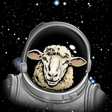 Imagen de la obra Sheep Astronaut Space Astronomy Astronaut Sheep Gear de DynamicDesign