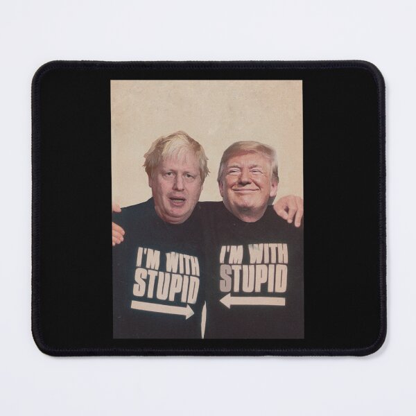 Item preview, Trump and Boris Johnson - I_m With Stupid   designed and sold by QuriousShhop.