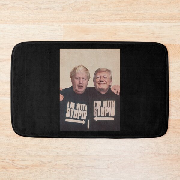 Item preview, Trump and Boris Johnson - I_m With Stupid   designed and sold by QuriousShhop.