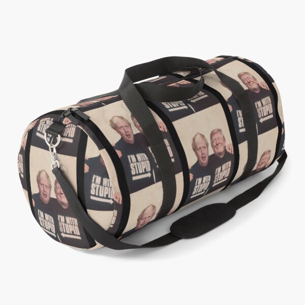 Item preview, Trump and Boris Johnson - I_m With Stupid designed and sold by QuriousShhop.