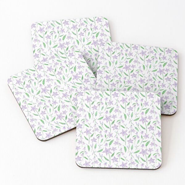 Item preview, Bellflower Watercolor Pattern  designed and sold by GrousyGirl.