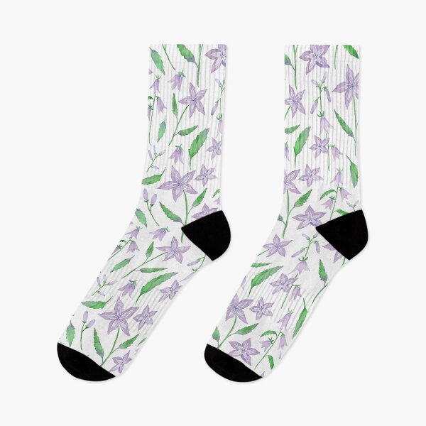 Item preview, Bellflower Watercolor Pattern  designed and sold by GrousyGirl.