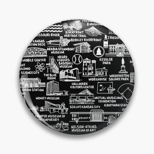 Item preview, Kansas City Map  designed and sold by fiberandgloss.