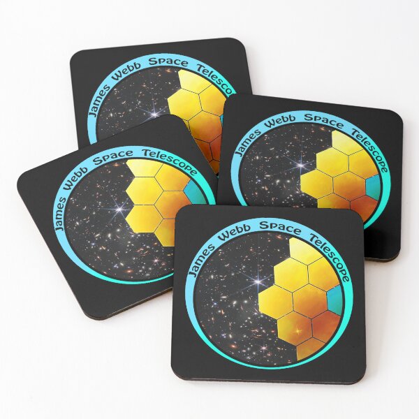 Item preview, JWST James Webb Telescope - First Deep Field image, turquoise designed and sold by Kestrelle.