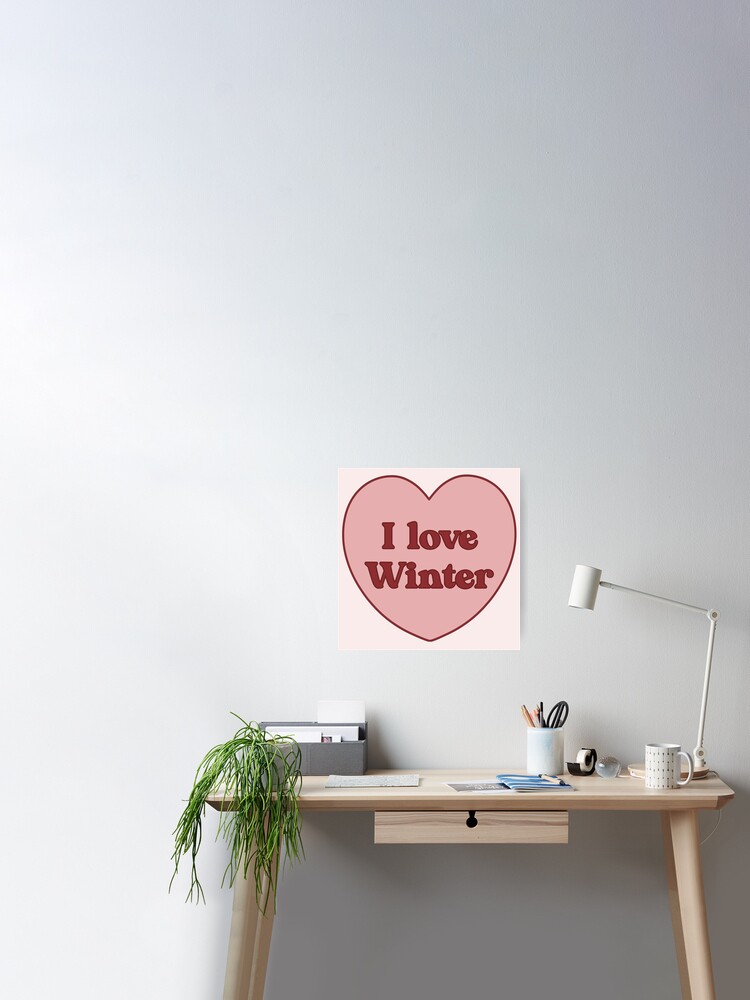 I love winter heart aesthetic dollette coquette pink red - Girl