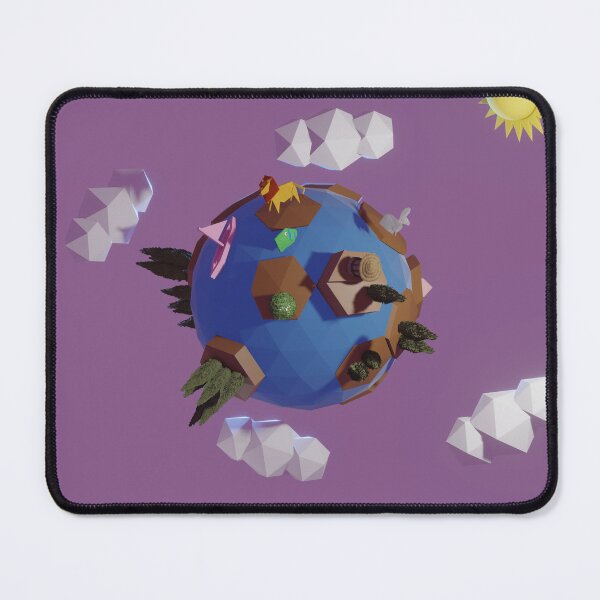 Item preview, Blue world purple sky designed and sold by Art Dila Studio.