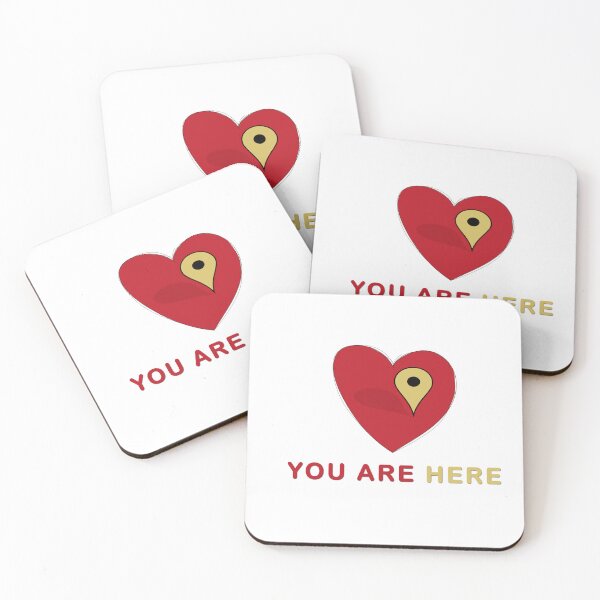 Item preview, you are here , inside my heart designed and sold by Qaizo.