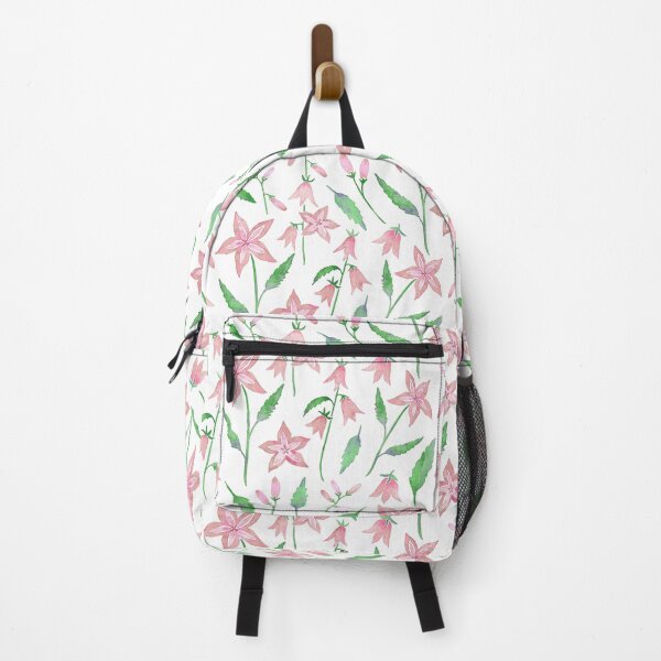 Item preview, Bellflower Watercolor Pattern Pink designed and sold by GrousyGirl.