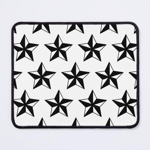Item preview, White and Black Star Pattern designed and sold by cgroenewald.