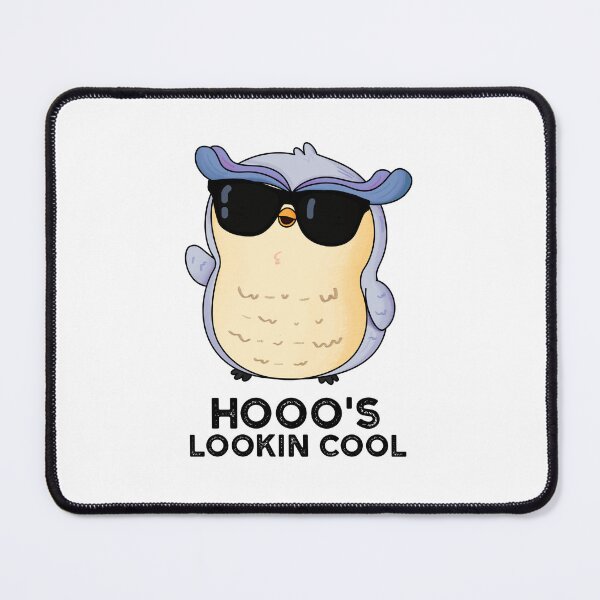 Item preview, Hooo's Lookin Cool Funny Owl Puns designed and sold by punnybone.