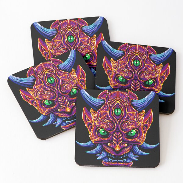 Item preview, demon with 3 japanese eyes designed and sold by albertocubatas.