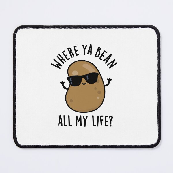 Item preview, Where Ya Bean All My Life Funny Veggie Puns designed and sold by punnybone.