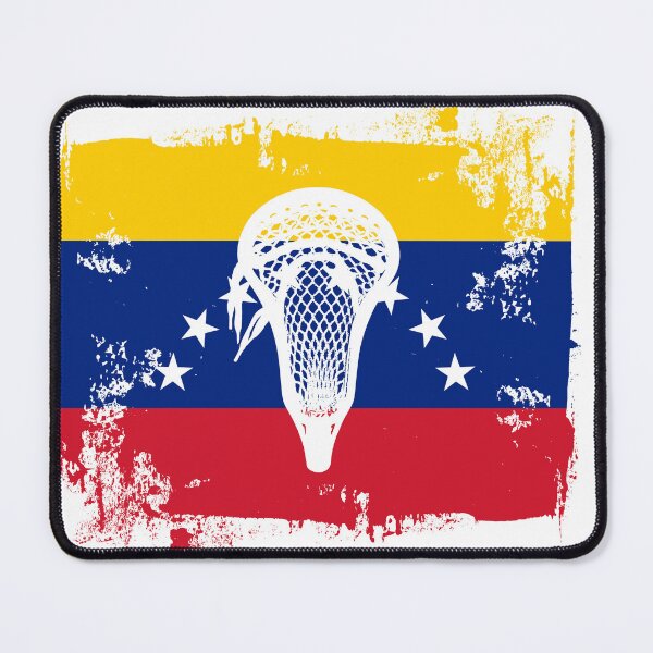 Item preview, Lacrosse Flag with Stickhead - Venezuela designed and sold by Lax-Love.