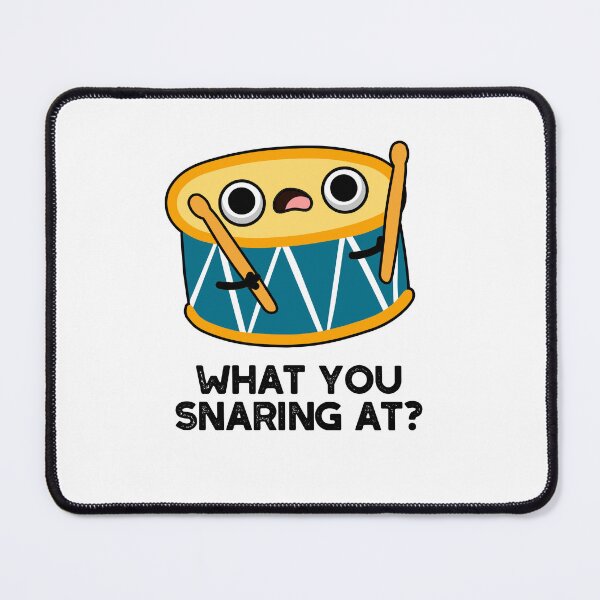 Item preview, What You Snaring At Funny Drummer Drum Puns designed and sold by punnybone.