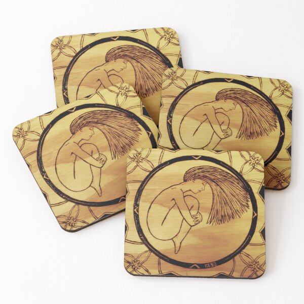 Item preview, Swirling, Woman in Fetal Position, Original Art designed and sold by HBBArtShop.