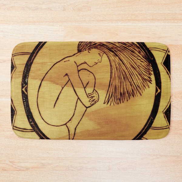 Item preview, Swirling, Woman in Fetal Position, Original Art designed and sold by HBBArtShop.